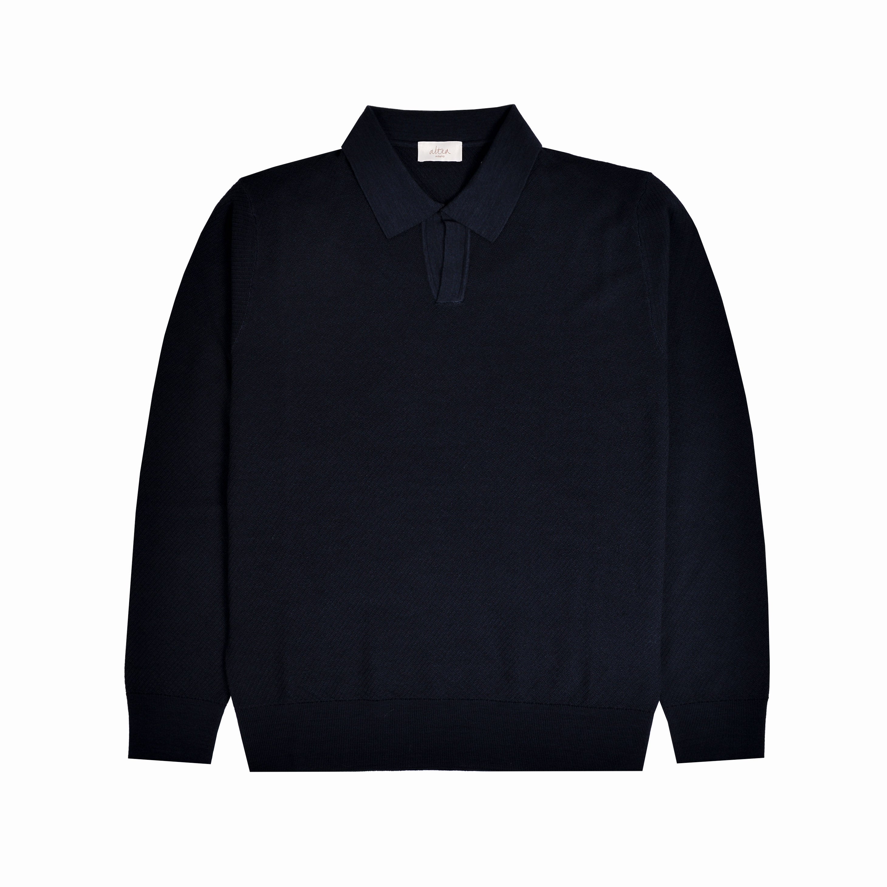 1125 Polo Merino Nero